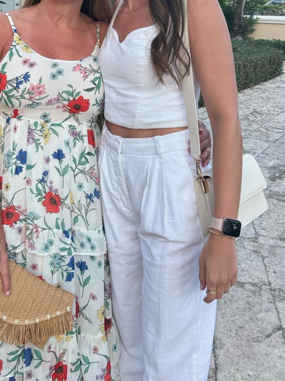 Abercrombie white linen set